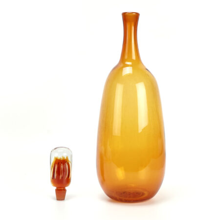 _0001_Vintage Midcentury Modern Blenko Bottle