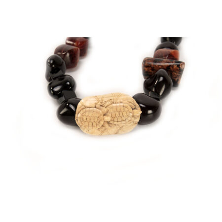 Untitled-3_0001_Custom Made Petrified Wood Amber Necklace with Netsuke 1.jpg