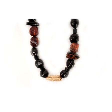 Untitled-3_0002_Custom Made Petrified Wood Amber Necklace with Netsuke 2.jpg