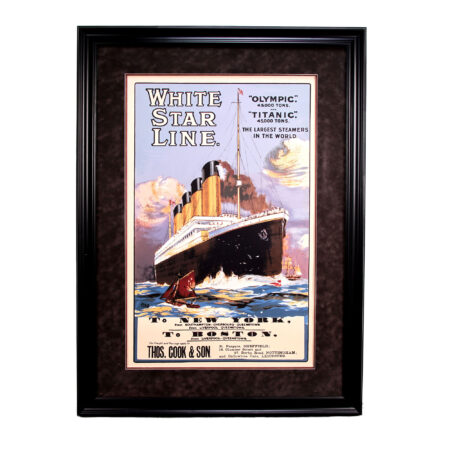 White Star Line Titanic Large Lithograph