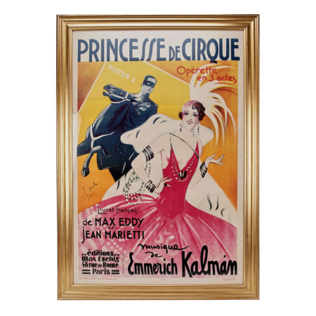 Georges Dola Princesse De Cirque Lithograph Poster